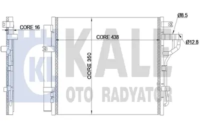 KALE 343120 Klıma Radyatoru Kıa Pıcanto 2011-> (475×348×16) 