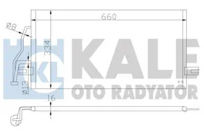 KALE 343155 Klıma Radyatoru Mıtsubıshı Carısma 1,6 1,8 1995 2006 