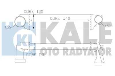 KALE 343300 Turbo Radyatoru Bmw E46 M47 M57 