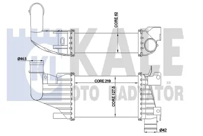 KALE 345025 Intercooler Astra H / Astra H Gtc 