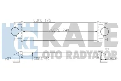 KALE 345100 Turbo Radyatoru Master Iı Movano 2,5dcı G9u 