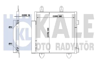 KALE 345330 Klıma Radyatoru C1 Iı Peugeot 108 Aygo 13> 