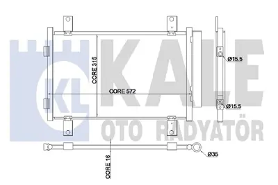 KALE 345350 Klıma Radyatoru Jumper Ducato Boxer 07> 