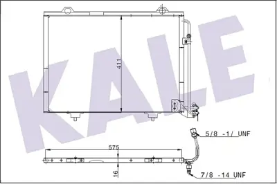 KALE 345510 Klıma Radyatoru W202 93>00 S202 97>00 C208 97>02 A208 98>02 W210 95>00 S210 96>00 R170 00>04 