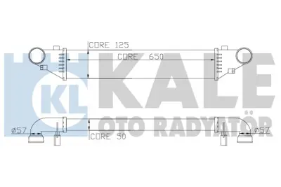 KALE 347500 Turbosarj Radyatoru W203 02>07 Cl203 02>08 S203 01>07 C209 02>09 A209 03>10 R171 04>11 