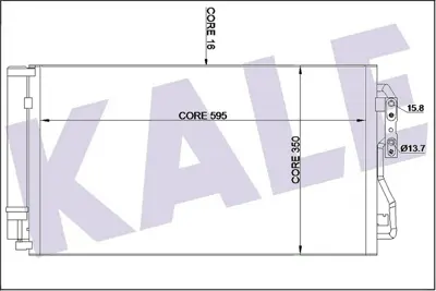 KALE 350530 Klıma Radyatoru Bmw F20 F21 F30 F80 