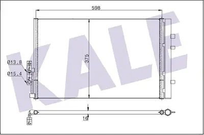 KALE 352610 Klıma Radyatoru Bmw F25 F26 