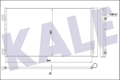 KALE 353170 Klıma Radyatoru Mını R55 R56 R57 R58 R59 