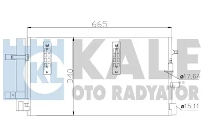 KALE 375800 Klıma Radyatoru A4 1.8 / 2.0tfsı 2.0tdı 08>16 A5 1.8 / 2.0tfsı 2.0tdı 07>17 Q5 2.0tfsı / Tdı 08> 