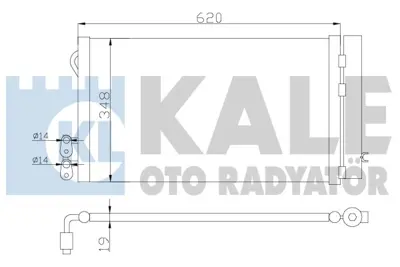 KALE 376700 Klıma Radyatoru  Bmw E81 E82 E87 E88 E90 E91 E92 E93  X1 E84 Z4 E89 M47 N47 M57 N57 N54 N55 