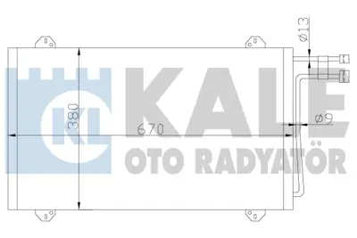 KALE 381100 Klıma Radyatoru Mercedes Sprınter 901>905 95>06 