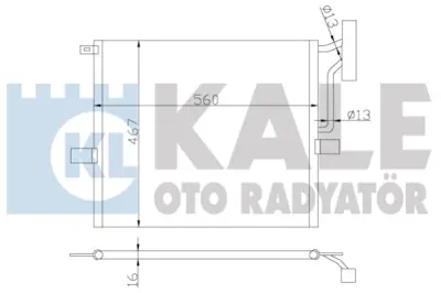 KALE 384800 Klıma Radyatoru Bmw X3 E83 N46 M54 N52  