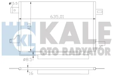 KALE 387900 Klıma Radyatoru A-Class W169 04>12 B-Class W245 05>11 