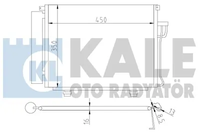 KALE 391800 Klıma Radyatoru Komple Hyundaı I10 2008> 