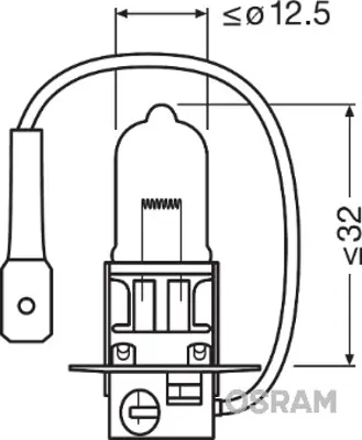 OSRAM 64151ALS Ampul H3 12v 55w Far Ve Sıs (Colormatık %30 Fazla Isık) Sarı Dort Mevsım 