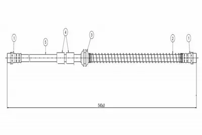 CAVO C900 222A Fren Hortumu Ön 7L0611701A 7L0611701C 7P6611701 95535513910 95535513913 95535513914 7P6611702 7L0611701 7K0611701A 7L0611701B