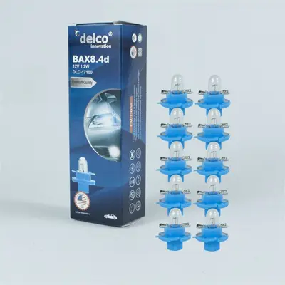 DELCO DLC-17100 12V AMPÜL BAX8.4d 1.2WATT MİNİ DİPSİZ 