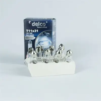 DELCO DLC-80000 12v Ampül Sofit 10watt 31mm Japon Tipi 