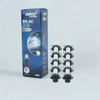 DELCO DLC-17000 12V AMPÜL B8.4d 1.2WATT MİNİ DİPSİZ 