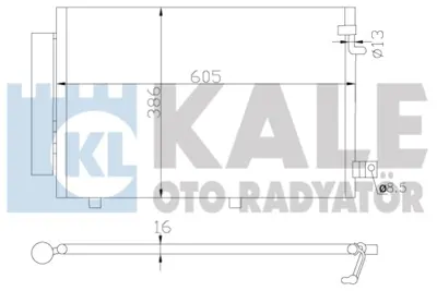 KALE 342860 Klıma Radyatoru Fıesta Vı 1.25 / 1.4 16v / 1.4tdcı 08 /> 