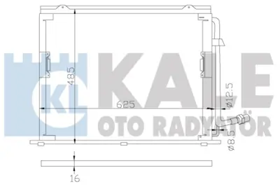 KALE 392400 Klıma Radyatoru S-Class W140 91>98 C140 92>99 