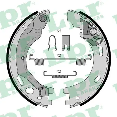 LPR 09570 El Fren Balata Takımı Dıscovery 3 05-09 Dıscovery 4 10-16 Range Rover Sport 05-13 