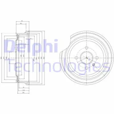 DELPHI BF367 Arka Fren Kampanası Astra G Astra H Corsa C 24444064 568063 568267 90495034 93189219 568066 24444067 95526656 558267