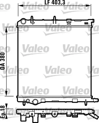 KALE 2067011AB Motor Su Radyator C2 C3 (I Iı Iıı) C3 Plurıel P207 P1007 Tu3a / Et3j4 / Tu5jp4 1,4 / 1,4 16v / 1,6 1 