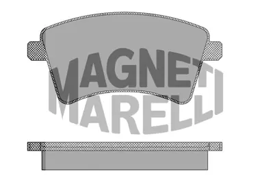 MAGNETI MARELLI 323700005700 Fren Balatası Ön GM 4154300022, GM 410601334R, GM 410603750R, GM 410605649R, GM 7701209864, GM 7701210110, GM 7701210174, GM A4154210310, GM A4154210610, GM A4154300022