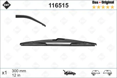 AEM 20 0824S Arka Sılecek Supurgesı Tuscon Sportage 2004-2010 300 Mm 3882274G00 3834082C10 3834074G00 86542XA09A 86542KG100 86542KG080 86542XA10A 7711130029 287801FA0A 263604A00D