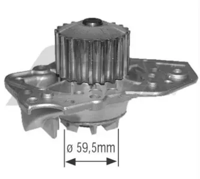 AIRTEX 1135 Devırdaım Su Pompası P205 P405 1.6 1.9 Bx Zx 1.6 1.9 86>92 120139 120163 91511136 9401201390 94012010390 95641148 95655207 95656566 P816 120159