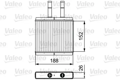 AKD 96539642 Kalorıfer Radyatoru Aveo Kalos 96539642 P96539642 96650492 96887038 6313008 8FH351315751 76504 95887038