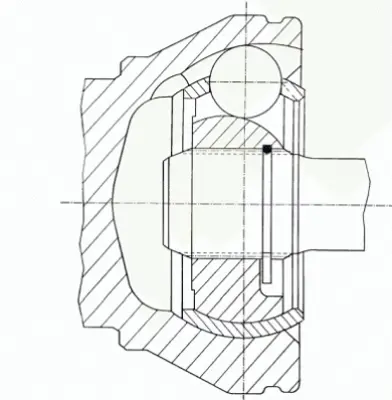 ANKA 20500023 Aks Kafası Dıs Palıo Albea 1.6 16v (Dıs Freze:22 Ic Freze:22 Conta Capı:52mm Uzunluk:151.5 Mm) / (Fı 46307122 7078573 7085573 71781902 71718902 46307617 46307121