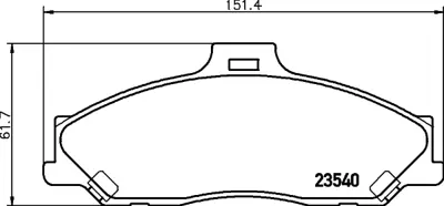 BESER 3767 On Fren Balatası Ranger 2,5td 4x4 04> 2,5,2,5d 4x4 99>02 06>11 Mazda B2500 01>03 Bt 50 UHY63323Z UHY13328ZETB UHY13328ZA UHY13323ZE UHY13323ZD UHY13323ZA UHY13328ZB UH13323ZB UHY13323ZB UJY63328Z