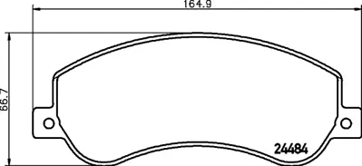 BESER 3906/1 On Fren Balatası Transıt V347 06 /> V347 155ps A.Ceker 11 /> Vw Amarok 2.0tdı 10> Fıssız 2H0698151A 2H0698151 ME6C1J2K021AA 1371402 1433952 1488962 1553797 1560014 1721087 6C112K021AB