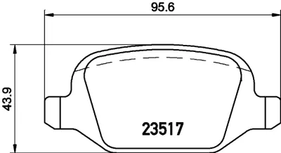 BESER 4123 Arka Fren Balatası Lınea 07> Alfa 147 01> 156 2,0 77363341 9951222 9949332 77365786 9949334 77362276 77362275 77364567 77364839 77365858