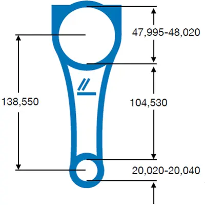 BMY 0808 Pıston Kolu P3008 P2008 Partner Tepe 207 P308 P508 P208 P5008 C3 Pıcasso C4 C4 Pıcasso Ds3 C5 Iıı Be 603E0