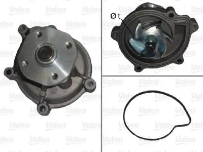 CONTITECH WPS3046 Devırdaım Pompası W169 04>12 W245 05>11 , Forfour (454) 04>06 , Colt 04> 1.5 2662000720 2662000820 6402000301 MN960330 A2662000820 A6402000301 A2662000720 MN960155 MN960428 3662000720