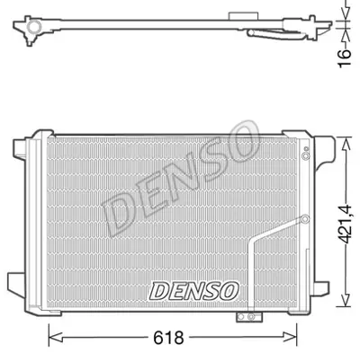 DENSO DCN17035 Klıma Radyatoru X204 08>15 W204 07>14 S204 07>14 C204 11> C218 11>17 W212 13>16 A207 13>16 C207 13>1 2045000154 2045000254 2045000554 2045000654 A2045000154 A2045000254 A2045000554 A2045000654 995001254 2045000854