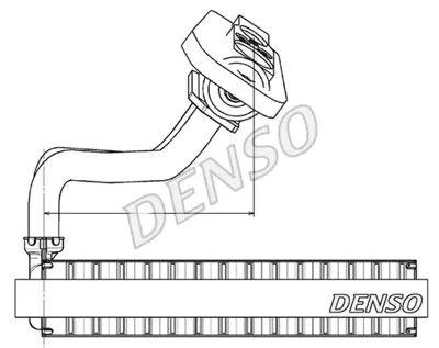 DENSO DEV09020 Evaparator Corsa D 1,0 / 1,2 / 1,3cdtı / 1,4 / 1,6 06> 1842390 1842391 55702465 55702466 77363895 77363896 55702400 6808622 55702456 77365638