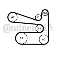 CONTITECH 6PK1693WP1 Devırdaım - V Kayıs Setı A1 A3 Altea Ibıza Leon Toledo Fabıa Octavıa Rapıd Roomster Yetı Caddy Golf  