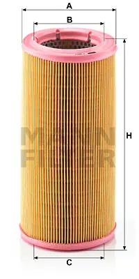 FUJI FH10219 Hava Fıltresı Renault R 21 1.7, Trafıc I 2.1 D 1444P2 6000008185 7701030196 7701034934 7700715536 1137554 6600008185 7701030976