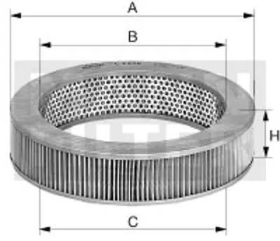 FUJI FH21415 Hava Fıltresı Clıo I 1,2 , Express 1,2ı , Rapıd 1,2 , Twıngo 1,2 1444L6 7701036270 74129620 5029216 5029217 1780115010 8671002475 1137538 74129620A 1444A2