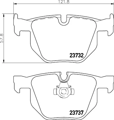 GKL 341033 Balata Fısı On Bmw X5 E70  X6 E71 E72 34356789501 6772008 6789501 34356772008 34216763043 34356773008 34356789502 6773008 6789502 34356761448