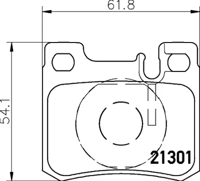 GRAP 93630 Fren Balatası Arka W202 93>00 W124 85>92 A0024200999 A0024200120 A0024200020 24200999 24200120 24200020 95VX1125 4200120 4205720 4205820