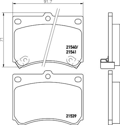 GRAP 93640 On Balata Fıssız Mazda 323 90-95 BRY43323ZA BRY53323Z BRY53323ZA B0YW3323Z B0YW3323ZA B0YW3323ZC B0YW3328Z B0YW3328ZA B4Y53329Z BRY43323Z