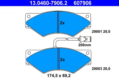 GRAP 93749 Fren Balatası On M2000 1906183