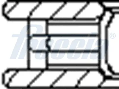 FEDERAL-MOGUL MOTORPARTS 61027075G Motor Pıston Segmanı Corsa B Corsa C (X1,2xe Z1,2xe) / (1,2 16v) / (72,50mm) / (050) 630420 630419 90542592 90529408 90529405 632276