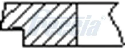 FEDERAL-MOGUL MOTORPARTS 68443065G Motor Segmanı Punto Iı Stılo Idea Doblo Punto Fıat 500l 1,4 8v 90hp (72,00mm) / (0,40) (1,00*1,20*2, 71745097 71732631 630228