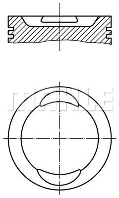 FEDERAL-MOGUL MOTORPARTS 877070404000BG Motor Pıston Segman Punto Palıo Albea Doblo 1,2 8v (040) / (71,20mm) 5893652